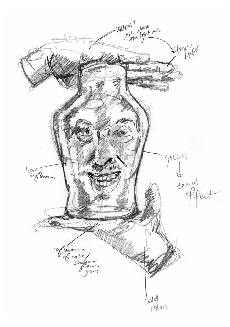Head in a Jar artwork